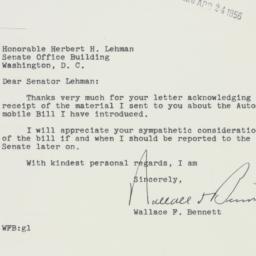 Letter: 1956 April 23