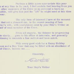 Letter: 1955 December 12