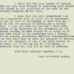 Letter: 1951 January 29