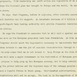 Press Release: 1947 July 16