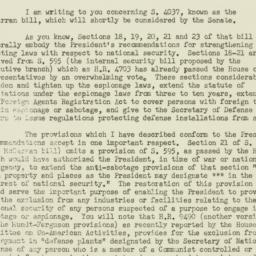 Letter: 1950 August 26
