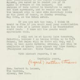 Letter: 1936 May 22