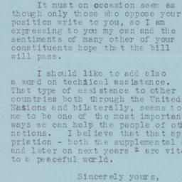 Letter: 1955 March 22