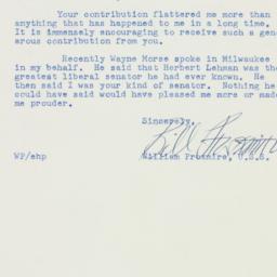 Letter: 1958 October 20
