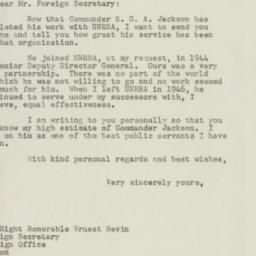 Letter: 1947 December 11