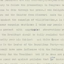 Letter: 1954 February 16