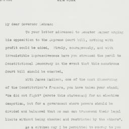 Letter: 1937 July 20