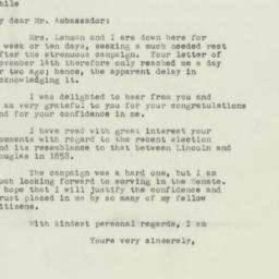Letter: 1949 December 1
