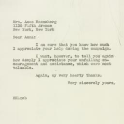 Letter: 1946 November 12