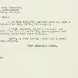 Letter: 1946 November 12