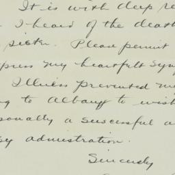 Letter: 1933 January 4