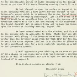 Letter: 1936 July 21