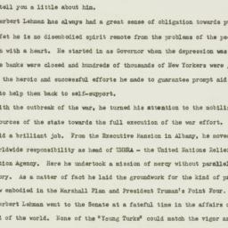 Speech: 1950 October 18