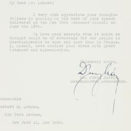 Letter: 1946 June 19