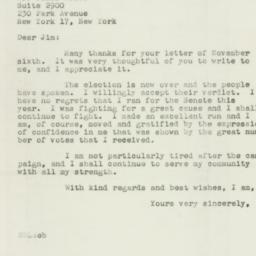Letter: 1946 November 7