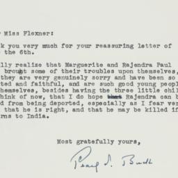Letter: 1956 June 8