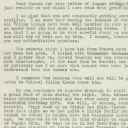 Letter: 1946 August 19