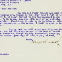 Letter: 1938 November 12