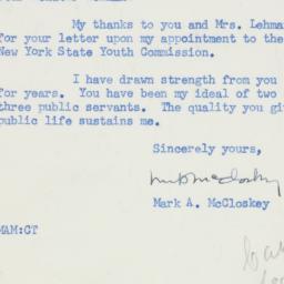 Letter: 1955 March 22