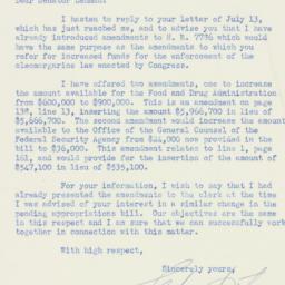 Letter: 1950 July 13