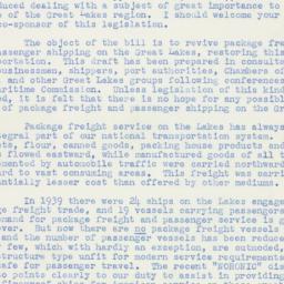 Letter: 1950 March 1
