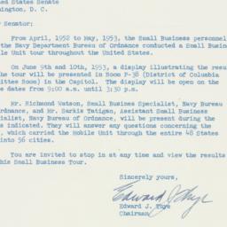 Letter: 1953 June 5
