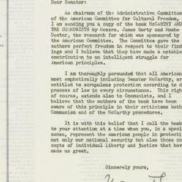 Letter: 1954 August 30
