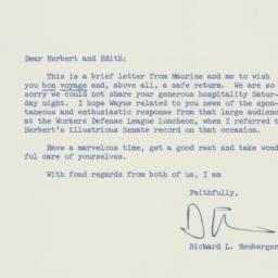 Letter: 1957 May 27