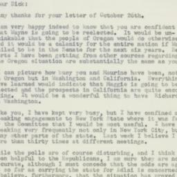 Letter: 1956 November 2