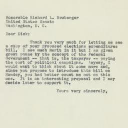 Letter: 1956 February 18