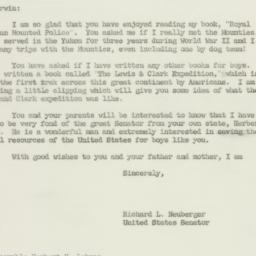 Letter: 1956 January 5