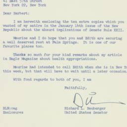 Letter: 1957 February 11