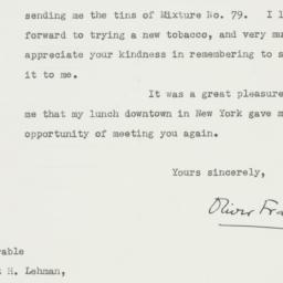 Letter: 1948 October 25