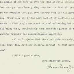 Letter: 1938 November 10