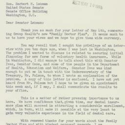 Letter: 1955 May 9