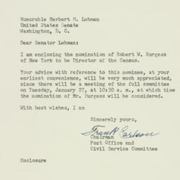 Letter: 1953 January 23