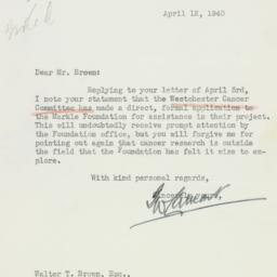 Letter: 1940 April 12