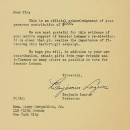 Letter: 1950 October 9