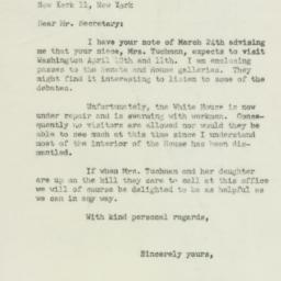 Letter: 1950 March 28