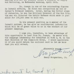 Letter: 1950 April 14