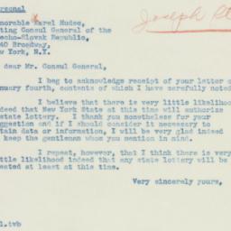 Letter: 1940 January 6