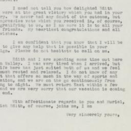 Letter: 1954 September 19