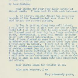 Letter: 1938 August 11