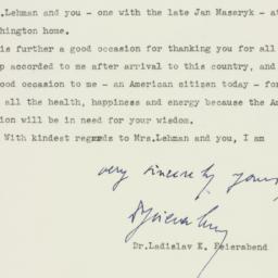 Letter: 1958 March 23