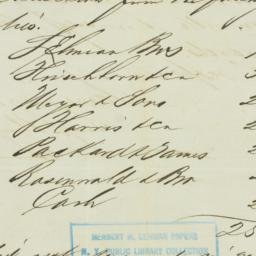 Letter: 1867 September 20