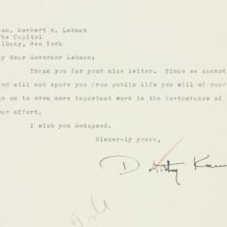 Letter: 1942 November 10