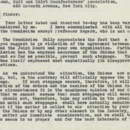 Letter: 1925 August 19
