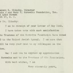 Letter: 1948 May 18