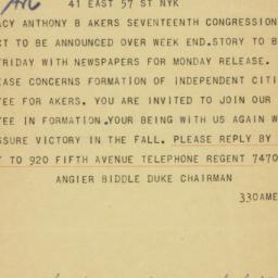 Telegram: 1956 March 28