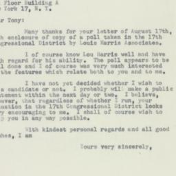 Letter: 1956 August 20